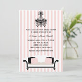 Chic-Vrijgezellenfeest Kaart (Staand voorkant)