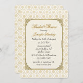 Chic  Vrijgezellenfeest Tea Party Invitation Kaart (Voorkant / Achterkant)