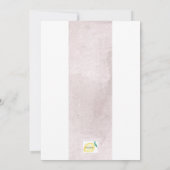 Chic Vrijgezellenfeest Uitnodigen Kaart (Achterkant)