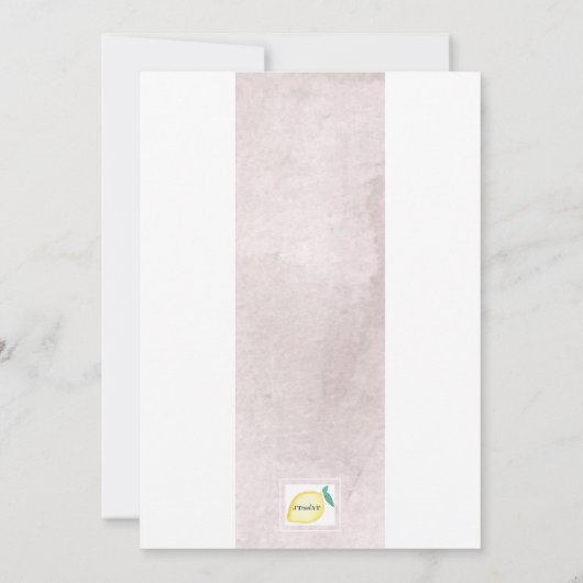 Chic Vrijgezellenfeest Uitnodigen Kaart (Achterkant)