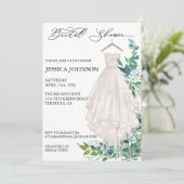 Chic Vrijgezellenfeest Weddenschap Eucalyptus Leav Kaart (Staand voorkant)