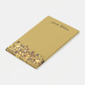 Chic vrouwelijk luxe lijst met naam post-it® notes (Schuin)
