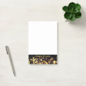 Chic vrouwelijk zwart goud lijst genaamd post-it® notes (Kantoor)