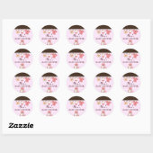 Chic Waskleine Baby Shower Sticker (Vel)