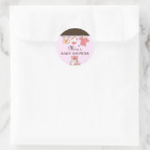 Chic Waskleine Baby Shower Sticker (Tas)