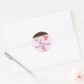 Chic Waskleine Baby Shower Sticker (Envelop)