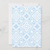 Chic Watercolor Lemons Bridal Shower  Kaart (Achterkant)