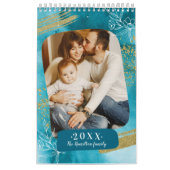 Chic Waterverf aangepaste foto 2022-reeks Kalender (Hoes)