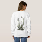 Chic Waterverf Bird Greenery Floral Easter Bunny Trui (Achterkant volledig)