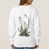 Chic Waterverf Bird Greenery Floral Easter Bunny Trui (Achterkant)