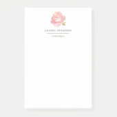Chic Waterverf Blush Pink Rose Post-it® Notes (Voorkant)