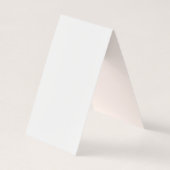 Chic Waterverf Blush Pink Rose Visitekaartje (Achterkant)