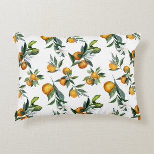 Chic Waterverf Citrus Print Accent Kussen
