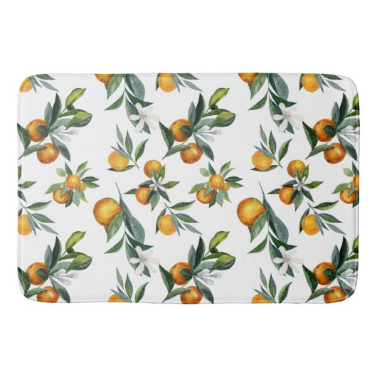 Chic Waterverf Citrus Print Badmat (Voorkant)