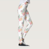 Chic Waterverf Floral Arrangement Leggings (Rechts)