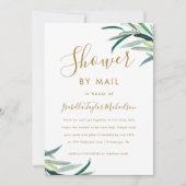 Chic Waterverf Greenery Shower by Mail Kaart (Voorkant)