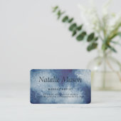 Chic-Waterverf met monogram Visitekaartje (Staand voorkant)