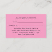 Chic Waterverf Nail Salon Referral (Achterkant)