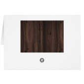 Chic Waterverf Sunflower Wood Weddenschap (Achterkant Horizontaal)