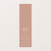 Chic Waterverf White en Roos Gold Agate Visitekaartje (Binnenkant ongevouwen)