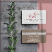 Chic Waterverf wild beadow roze flow Appointment Afsprakenkaartje