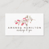 Chic Waterverf wild beadow roze flow Appointment Afsprakenkaartje (Voorkant)