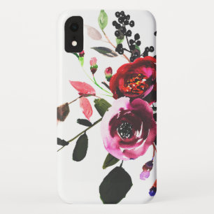 Chic Waterverf Wildbloem Floral Case-Mate iPhone Case