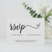 Chic We hebben zitplaatsen voor u gereserveerd sja Informatiekaartje (Staand voorkant)