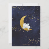 Chic We zijn over het Baby shower van de Maan Elep Kaart (Achterkant)