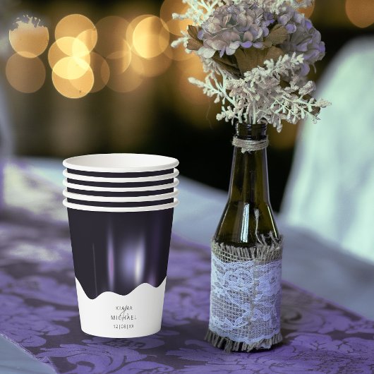 Chic Wedding Blackberry ID695 Papieren Bekers