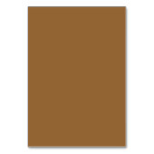 Chic Wedding Custom Rustic Brown Guest Place Card Kaart (Achterkant)