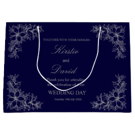 Chic Wedding Day Lijst en bloemen Groot Cadeauzakje