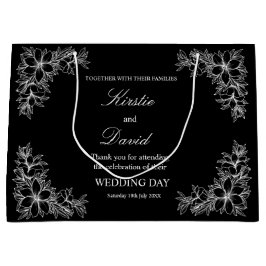 Chic Wedding Day  Lijst en bloemen Groot Cadeauzakje