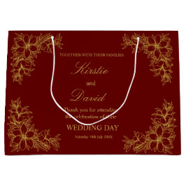 Chic Wedding Day  Lijst en bloemen Groot Cadeauzakje