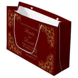Chic Wedding Day Lijst en bloemen Groot Cadeauzakje