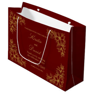 Chic Wedding Day Lijst en bloemen Groot Cadeauzakje