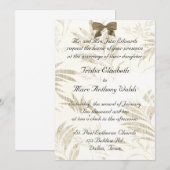 Chic Wedding Uitnodiging (Voorkant / Achterkant)