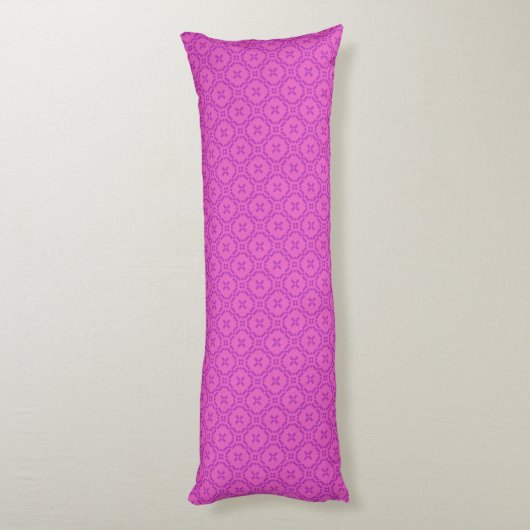 Chic Welsh Tapestry Pattern, Pink Body Pillow Lichaamskussen (Achterkant (Verticaal))