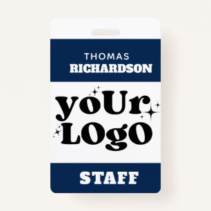 Chic-werknemersnaam Tag Custom Business Logo Perso Badge