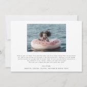 Chic What A Year Photo Collage Kerstmis Feestdagenkaart (Achterkant)