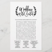 Chic White Black Branches "Hij zei dat ze zei dat  Flyer (Achterkant)