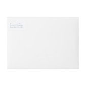 Chic White | Blauw Bloemboeket bruiloft (Voorkant)