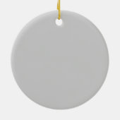 Chic White en Gray Chandelier Keramisch Ornament (Achterkant)