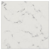 Chic White en Grey Marble Pattern Stof (Close Up)