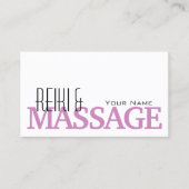 Chic White en Roze Simple met Photo Professional Visitekaartje (Voorkant)