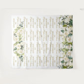 Chic White Floral Step & Repareer Birthday Backdro Wandkleed (Voorkant (horizontaal))