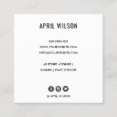 CHIC WHITE GREEN MONSTERA LEAF FOLIAGPRICE LABEL (Achterkant)