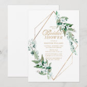 Chic White Magnolia Floral Greenery Vrijgezellenfe Kaart (Voorkant / Achterkant)