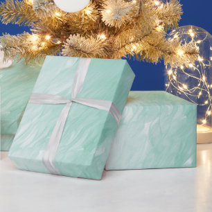 Chic White Mint Kerstmis Cadeaupapier
