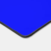 Chic White Nordic Snowflake op Royal Alpine Blue Bureaumat (Hoek)